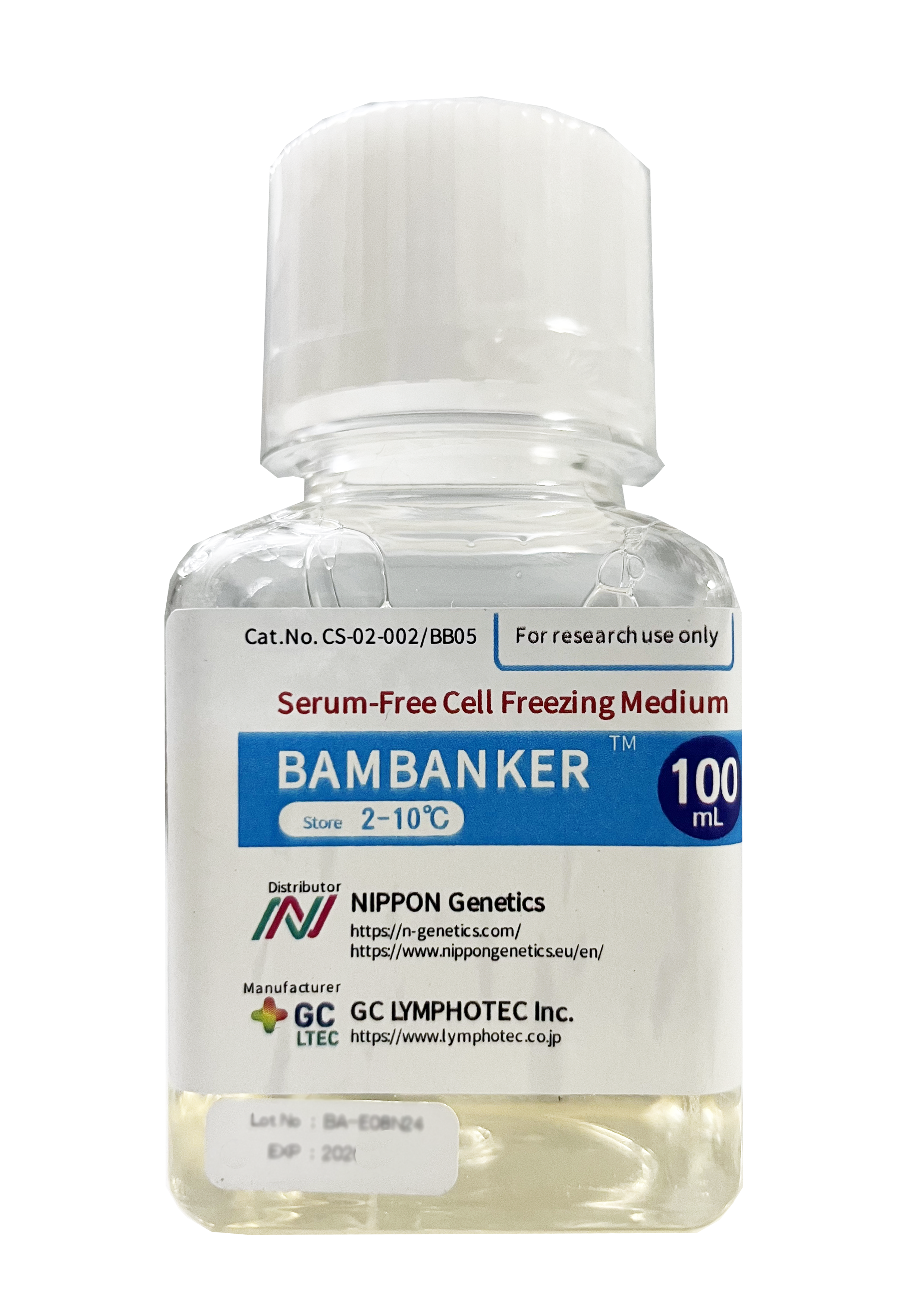 Bambanker?無血清細胞凍存液現(xiàn)貨促銷100ml特價950元